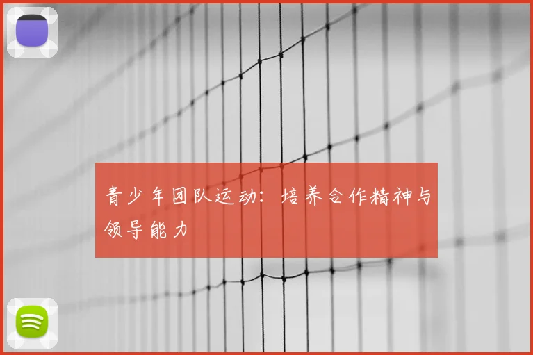 青少年团队运动:培养合作精神与领导能力
